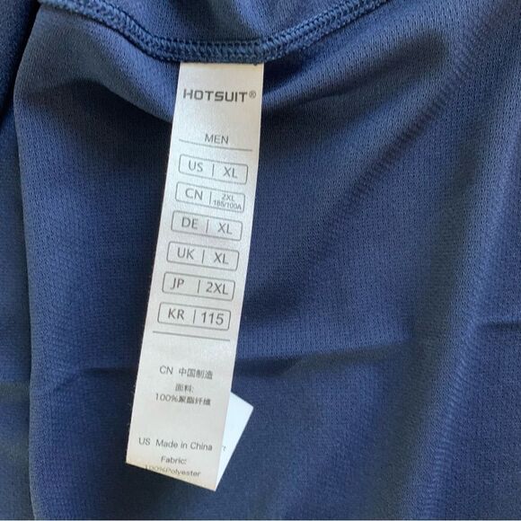 Hotsuit Men’s 1/4 Zip Long Sleeve Lightweight Reflective Pullover Size XL NWT - Picture 5 of 6